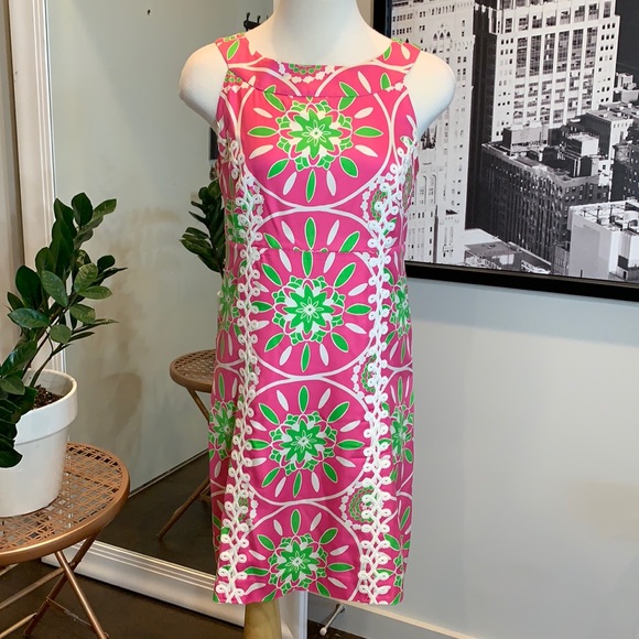 Lilly Pulitzer silk shift dress - Picture 1 of 6